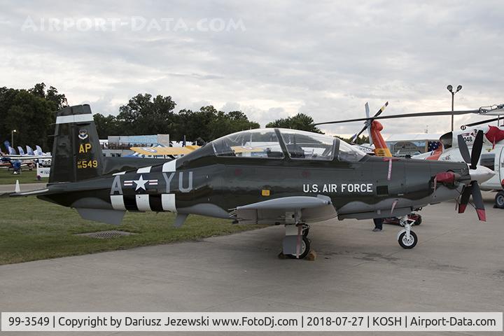 99-3549, 1999 Raytheon T-6A Texan II C/N PT-53, T-6A Texan II 99-3549 AP from 455th FTS 479th FTG NAS Pensacola, FL