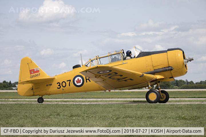 CF-FBD, 1952 Canadian Car & Foundry T-6 Harvard Mk.4 C/N CCF4-98, Canadian Car & Foundry Harvard Mk.IV  C/N CCF4-98, CF-FBD