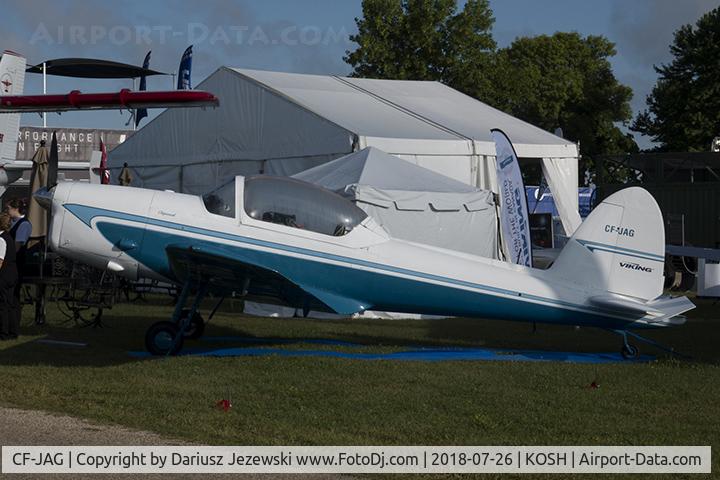 CF-JAG, 1956 De Havilland Canada DHC-1B-2-S5 Chipmunk Mk2 C/N 189-227, De Havilland Canada DHC-1B-2-S5 Chipmunk  C/N 189/227, CF-JAG
