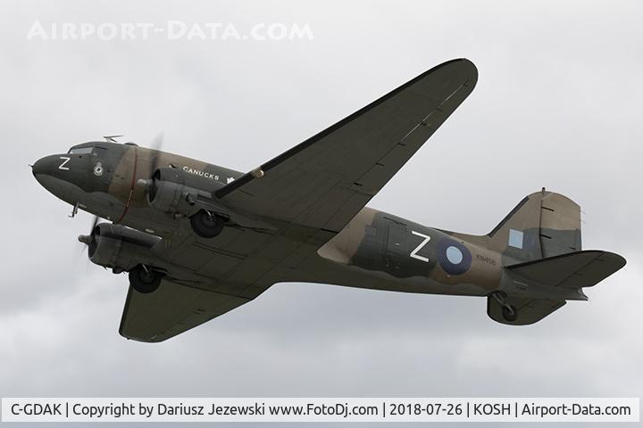 C-GDAK, 1939 Douglas DC-3-G202A C/N 2141, Douglas DC-3-G202A/C-47 Dakota 