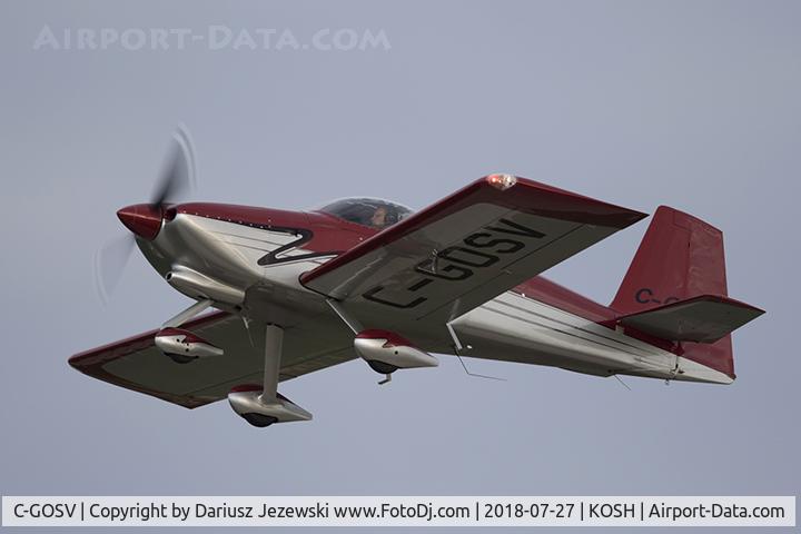 C-GOSV, 2006 Vans RV-7A C/N 72368, Vans RV-7A  C/N 72368, C-GOSV