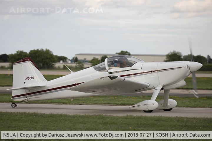 N5UA, 2001 Vans RV-6 C/N 25103, Vans RV-6  C/N 25103, N5UA
