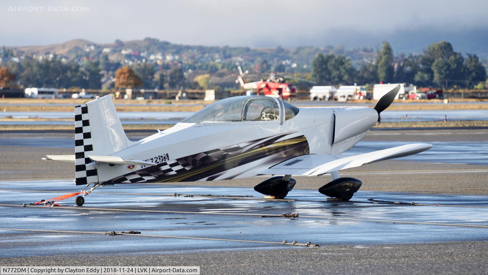 N772DM, 2012 Dean Thorp T-18 C/N 133, Livermore Airport California 2018.
