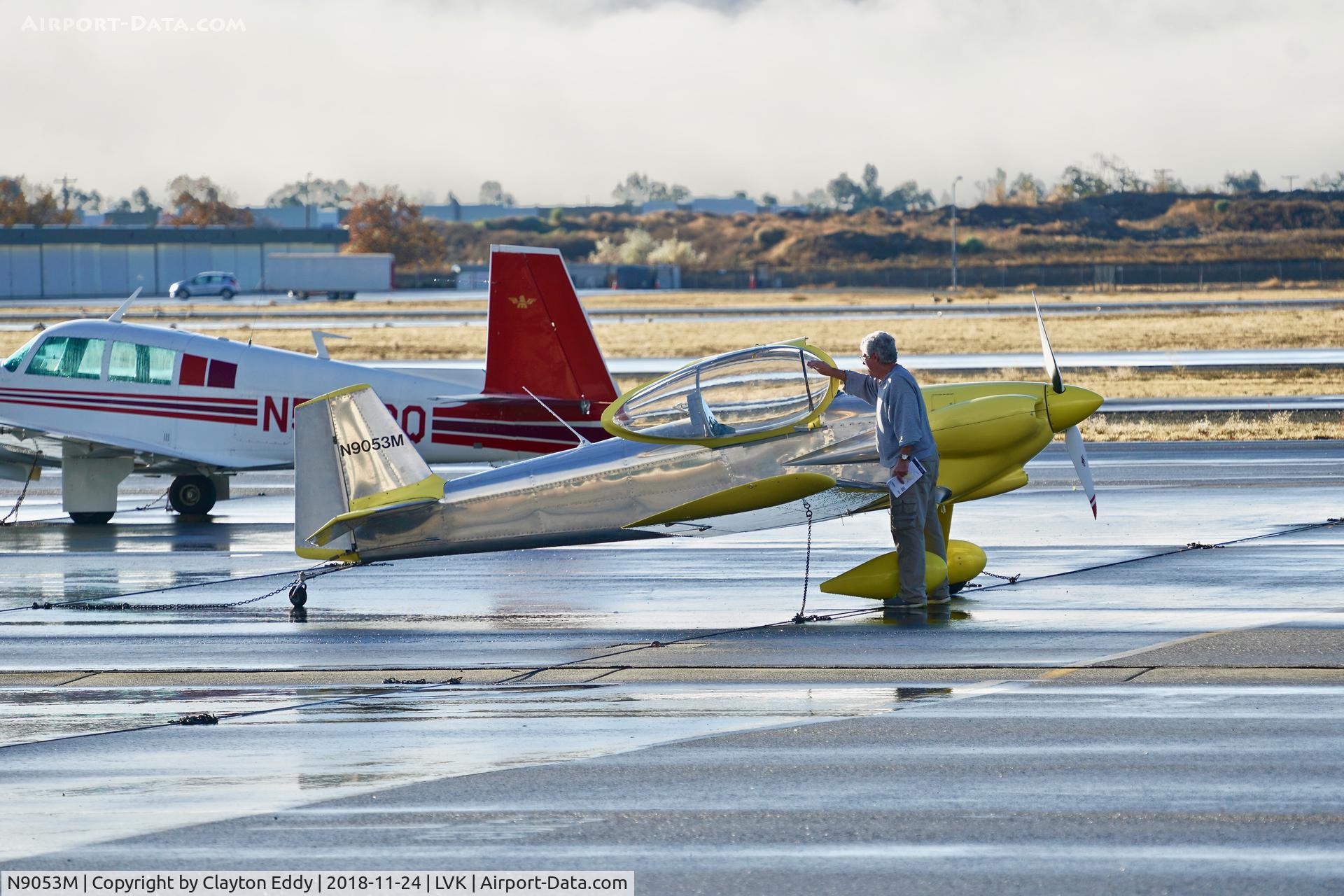 N9053M, 2008 Vans RV-3 C/N 11381, Livermore Airport California 2018.