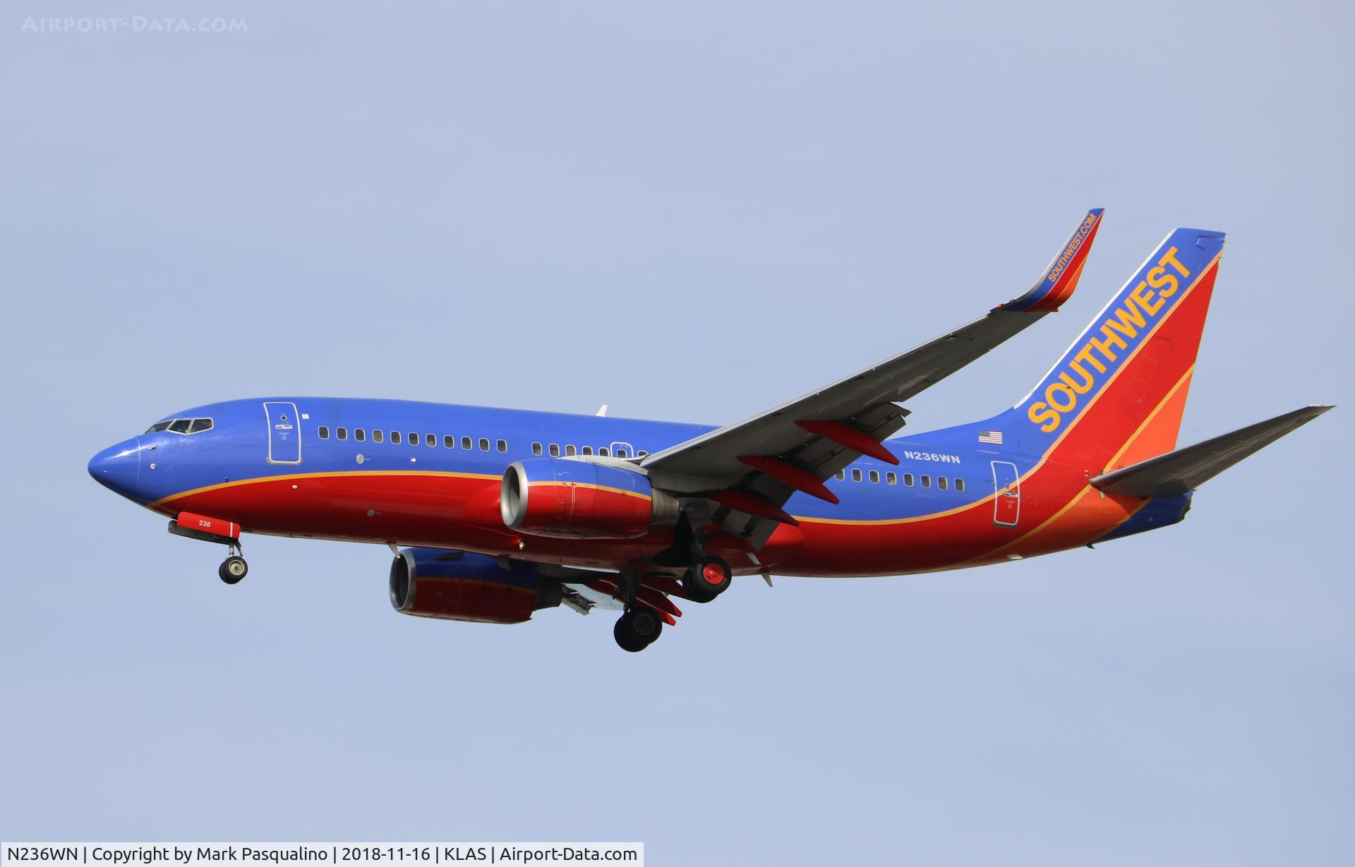 N236WN, 2006 Boeing 737-7H4 C/N 34631, Boeing 737-7H4