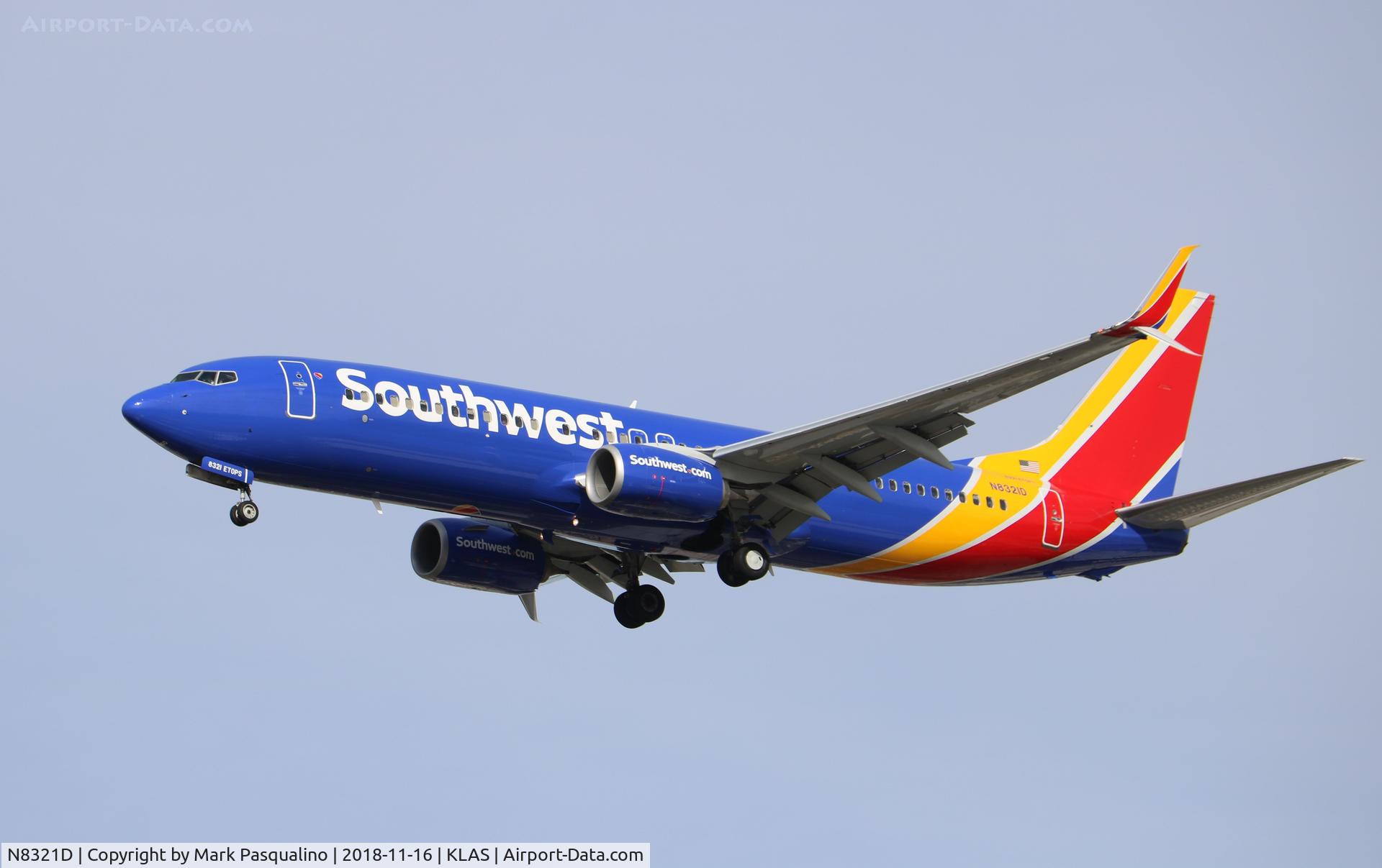N8321D, 2012 Boeing 737-8H4 C/N 36687, Boeing 737-8H4