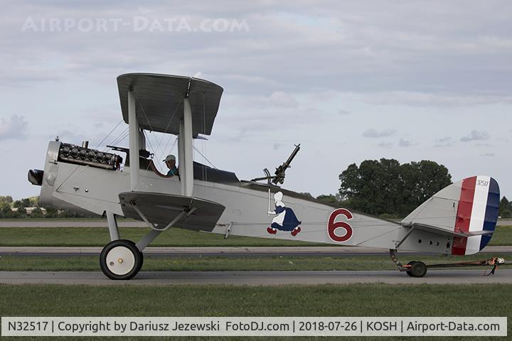 N32517, 1917 Airco/de Havilland DH-4 C/N 12459, Dayton-Wright DH.4 Liberty  C/N 12459, N32517