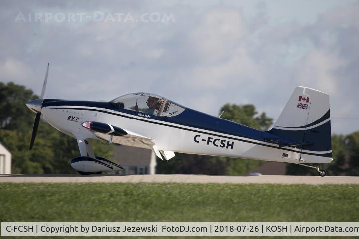 C-FCSH, 2017 Vans RV-7 C/N 72583, Vans RV-7  C/N 72583, C-FCSH