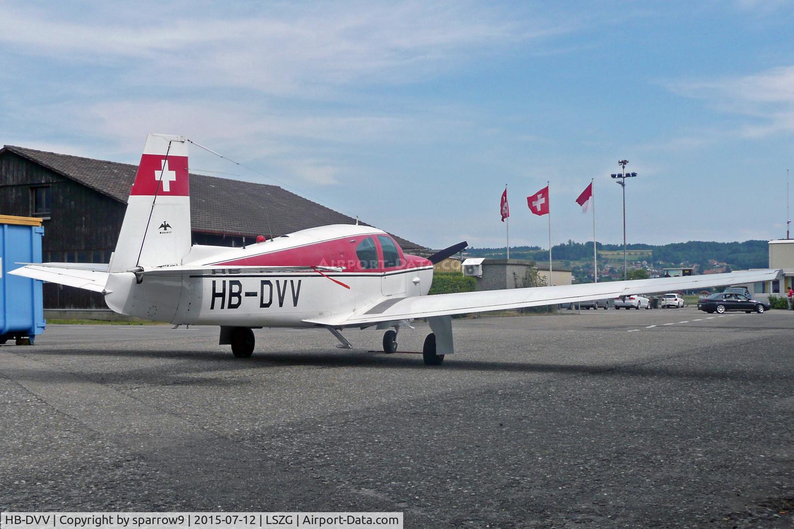 HB-DVV, 1961 Mooney M20B Mark 21 C/N 1831, Waiting to be refurbished. But sold a year later to Germany.