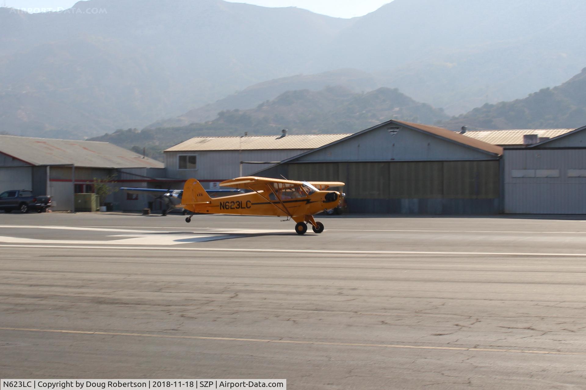 N623LC, 2006 American Legend AL3C-100 C/N AL-1024, 2006 American Legend Aircraft AL3C-100 CUB S-LSA, Continental O-200 100 Hp, open cowl version, takeoff roll Rwy 22