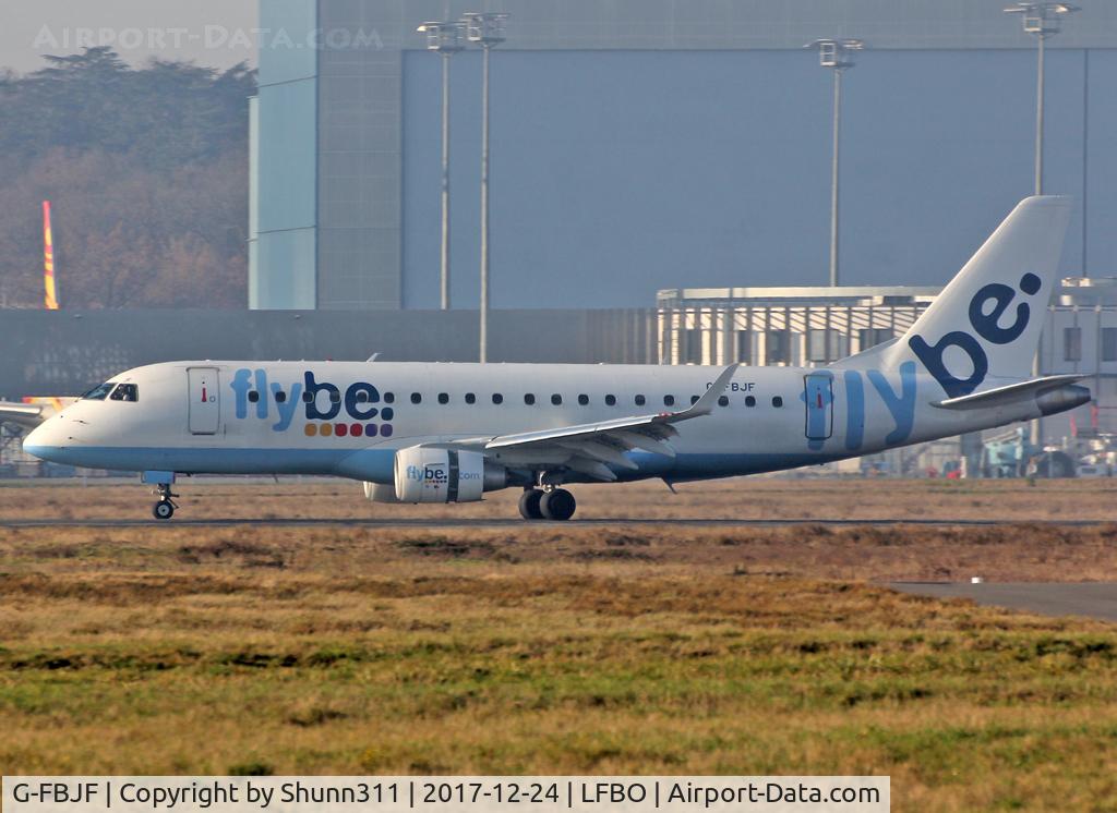 G-FBJF, 2012 Embraer 175STD (ERJ-170-200) C/N 17000341, Landing rwy 14R