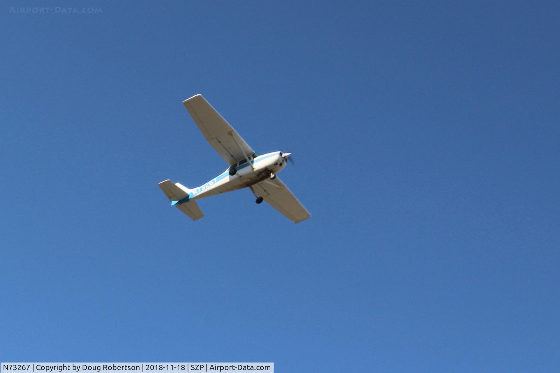N73267, 1976 Cessna 172M C/N 17267344, 1976 Cessna 172M SKYHAWK, Lycoming O-320-E2D 150 Hp, takeoff climb Rwy 04