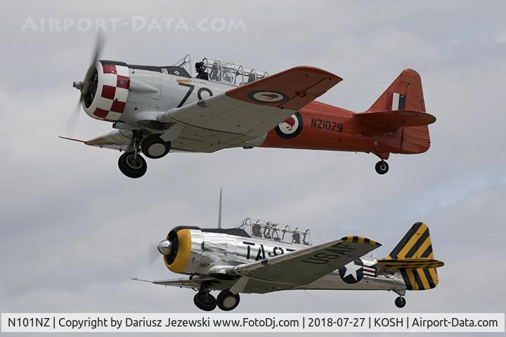 N101NZ, 1944 North American AT-6D Texan C/N 88-15611, North American AT-6D Texan  C/N 41-34050, N101NZ