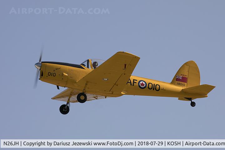 N26JH, 1953 De Havilland DHC-1 Chipmunk 22 C/N C1/0887, De Havilland Canada DHC-1 Chipmunk 22  C/N C1-0887, N26JH