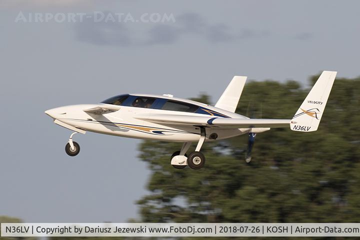 N36LV, Velocity Velocity XL-5 RG C/N 001 (N36LV), Velocity XL RG-5  C/N 001, N36LV