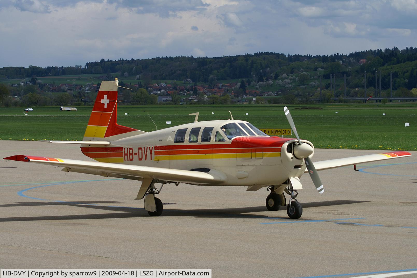 HB-DVY, 1969 Mooney M22 Mustang C/N 690004, At Grenchen.