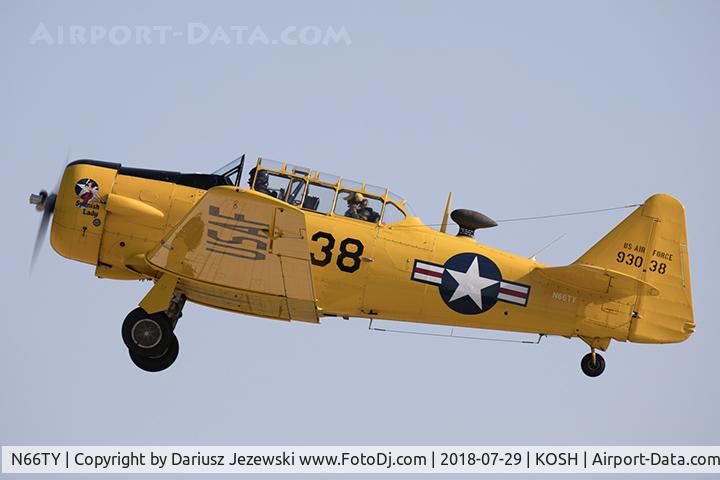 N66TY, North American T-6G Texan C/N 168-142, North American T-6G Texan 