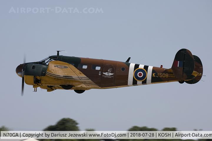 N70GA, 1946 Beech D18S C/N A-177, Beech D18S 