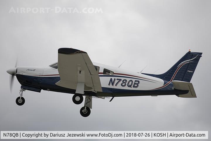 N78QB, 1978 Piper PA-28R-201 Cherokee Arrow III C/N 28R-7837308, Piper PA-28R-201 Cherokee Arrow III  C/N 28R-7837308, N78QB