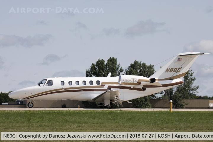 N80C, 2002 Cessna 525A CitationJet CJ2 C/N 525A0104, Cessna 525A CitationJet CJ2  C/N 525A0104, N80C
