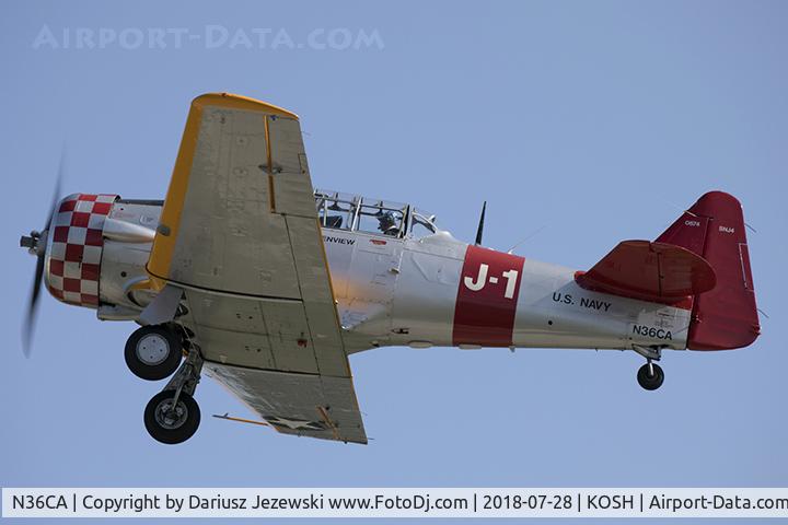 N36CA, North American AT-6D Texan C/N 88-10677, North American AT-6D Texan  C/N 88-10677, N36CA