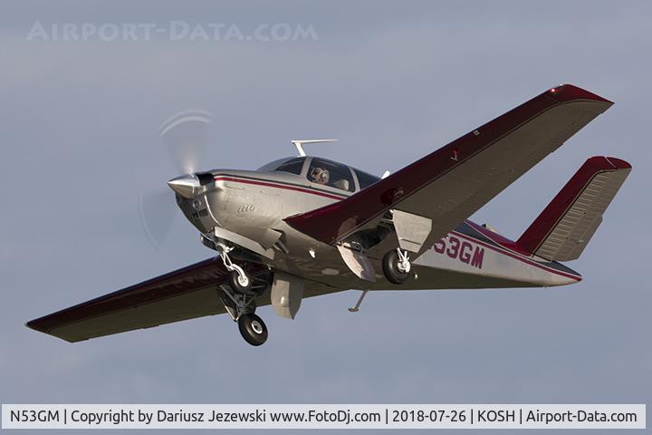 N53GM, 1968 Beech V35A Bonanza C/N D-8793, Beech V35A Bonanza  C/N D-8793, N53GM