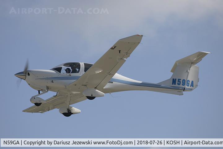 N59GA, 2002 Diamond DA-40 Diamond Star C/N 40.243, Diamond DA-40 Diamond Star  C/N 40.243, N59GA