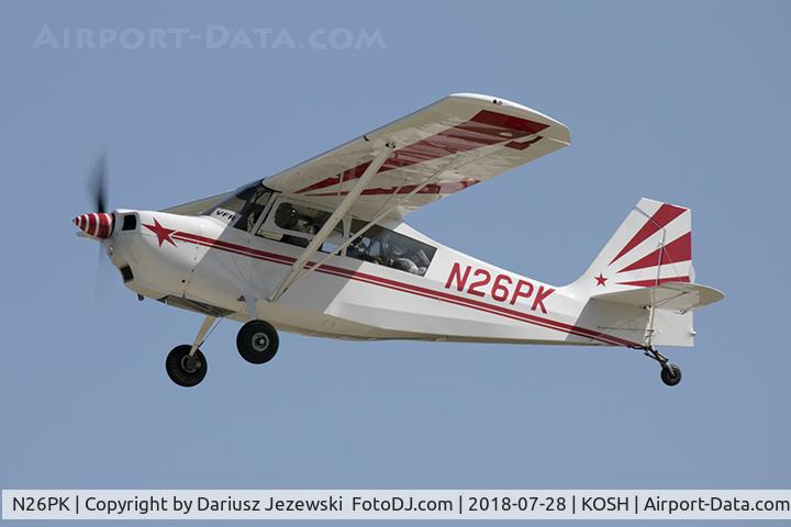 N26PK, 1974 Bellanca 7ECA Citabria C/N 1041-74, Bellanca 7ECA Citabria  C/N 1041-74, N26PK