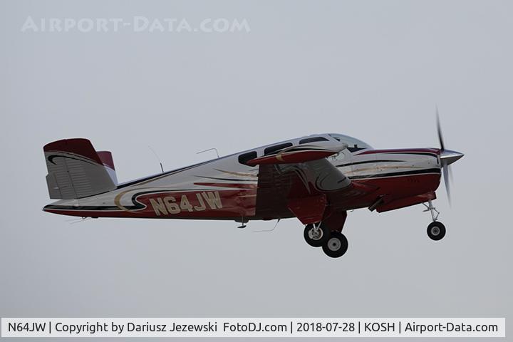 N64JW, 1957 Beech H35 Bonanza C/N D-5014, Beech H35 Bonanza  C/N D-5014, N64JW