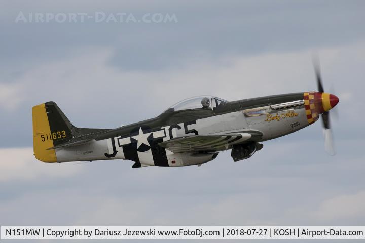 N151MW, 1945 North American P-51D Mustang C/N 124-48386, North American P-51D Mustang 