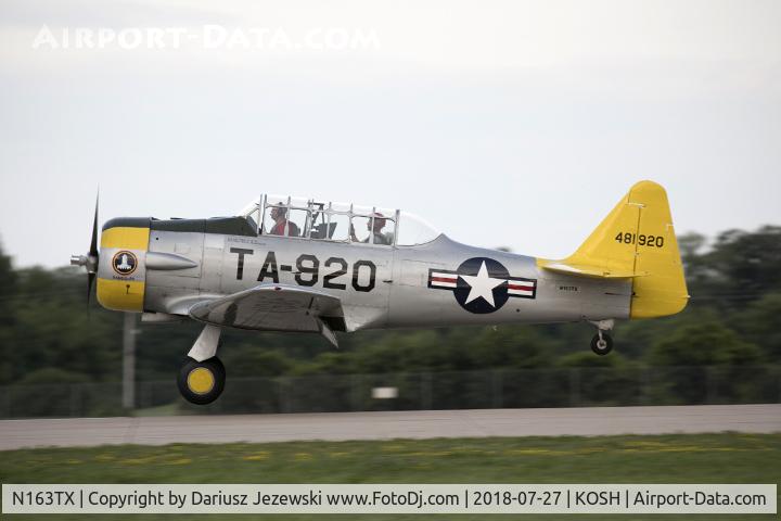 N163TX, 1944 North American AT-6F C/N 121-42642, North American AT-6F Texan  C/N 121-42642, N163TX
