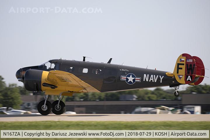 N167ZA, 1954 Beech C-45H Expeditor C/N AF-692, Beech C45H Expeditor 