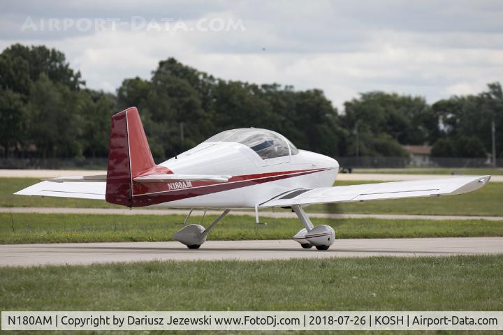 N180AM, 1999 Vans RV-6A C/N 60184, Vans RV-6A  C/N 60184, N180AM