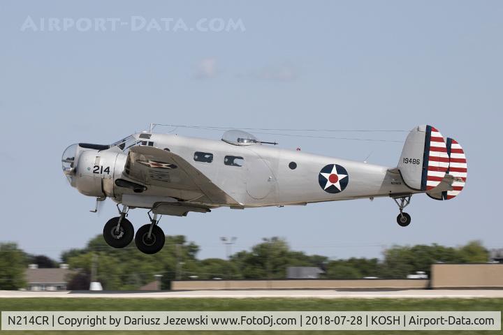 N214CR, 1958 Beech AT-11 Kansan C/N 912, Beech AT-11 Kansas 