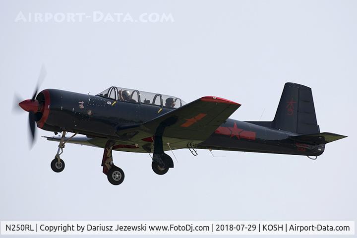N250RL, 1968 Nanchang CJ-6A C/N 2432066, Nanchang CJ-6A  C/N 2432066, N250RL
