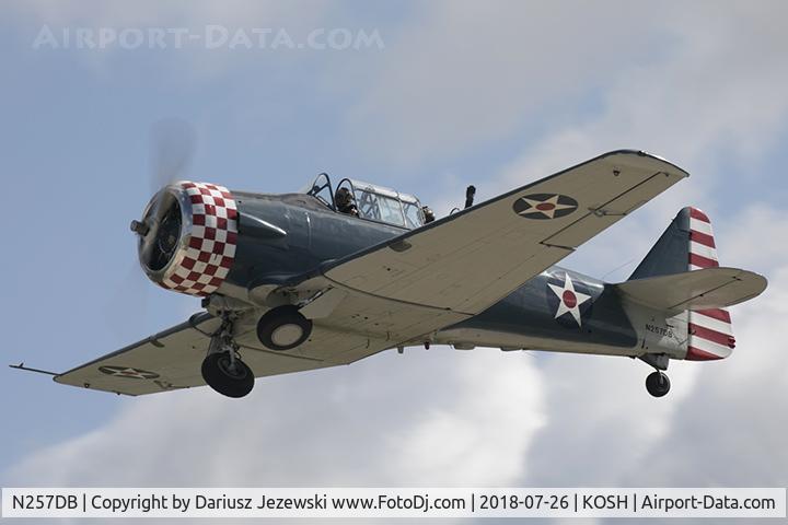 N257DB, 1952 North American T-6G Texan C/N 182-600, North American T-6G Texan  C/N 182-600, N257DB