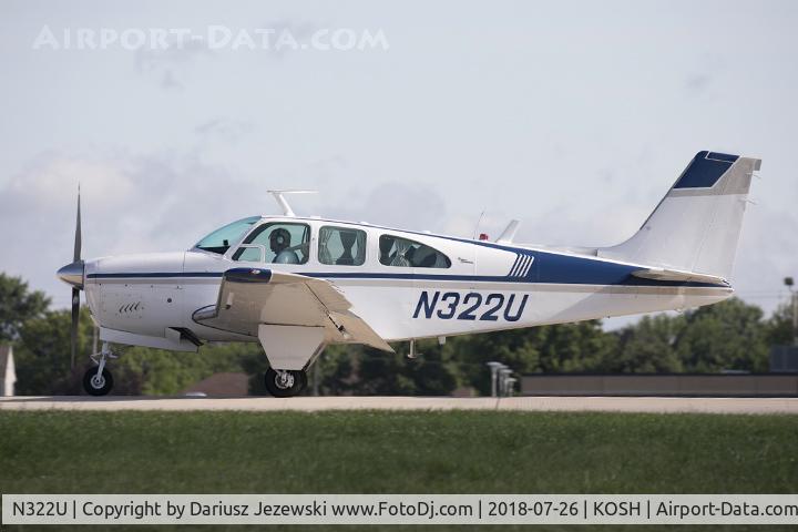N322U, 1966 Beech 35-C33 Debonair C/N CD-1063, Beech 35-C33 Debonair  C/N CD-1063, N322U
