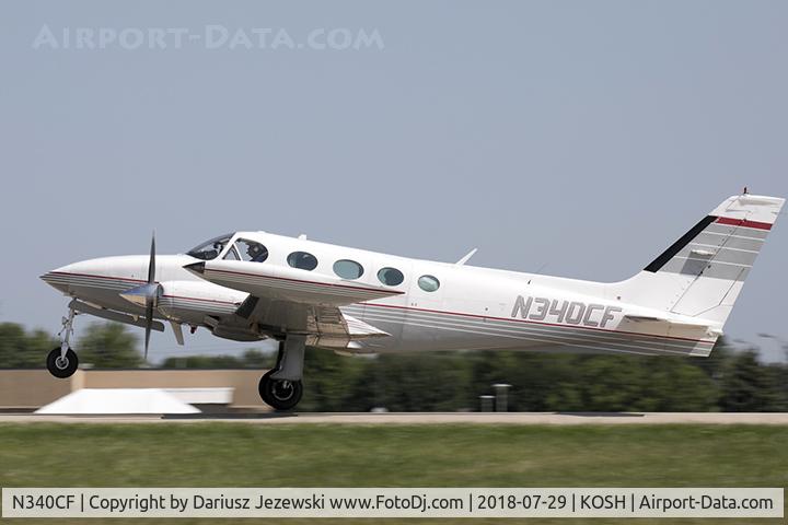 N340CF, 1975 Cessna 340A C/N 340A0001, Cessna 340A  C/N 340A0001, N340CF
