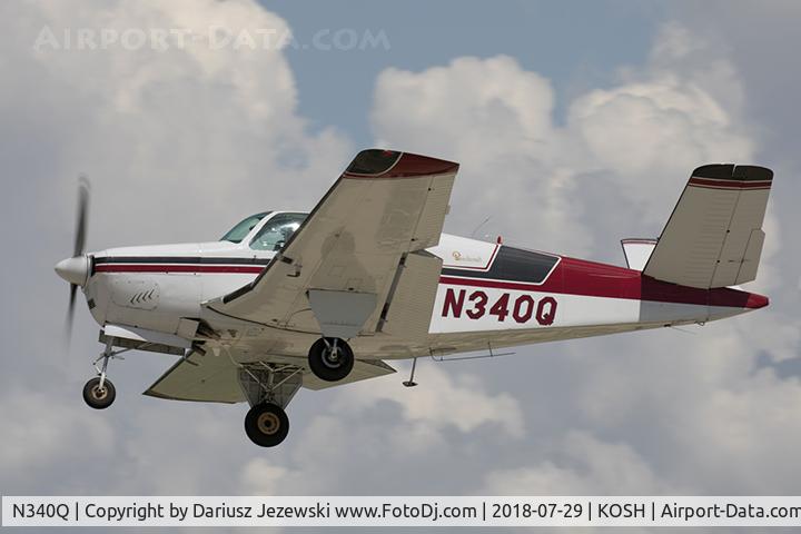 N340Q, 1958 Beech J35 Bonanza C/N D-5486, Beech J35 Bonanza  C/N D-5486, N340Q