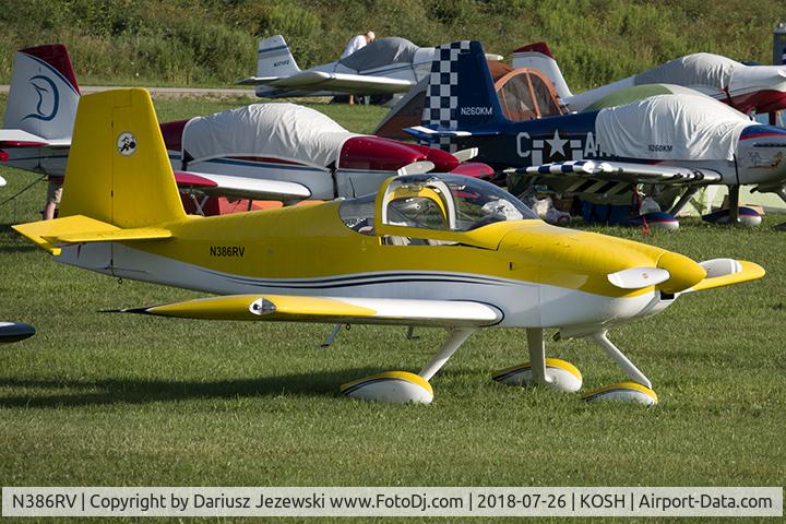 N386RV, 2014 Vans RV-7A C/N 71018, Vans RV-7A  C/N 71018, N386RV