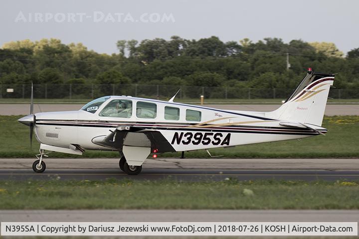 N395SA, 2000 Raytheon Aircraft Company A36 Bonanza C/N E-3313, Raytheon A36 Bonanza  C/N E-3313, N395SA