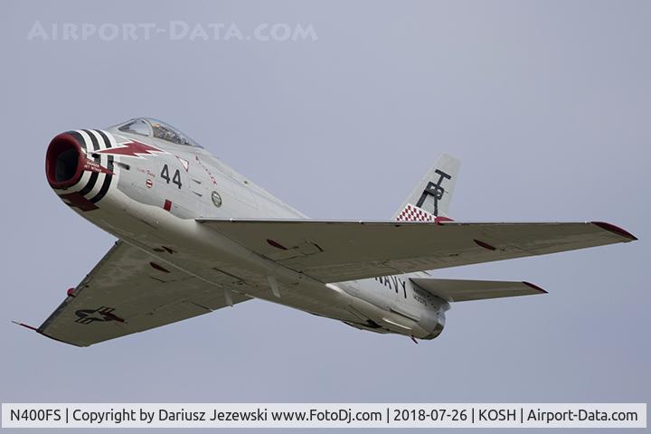 N400FS, 1958 North American AF-1E Fury C/N 244-83, North American FJ-4B Fury  C/N 143575 - Dr. Rich Sugden, N400FS