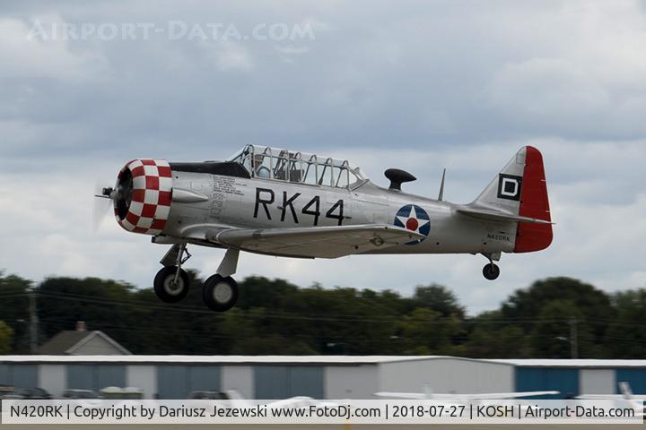 N420RK, 1942 North American AT-6D Texan C/N 42-84933, North American AT-6D Texan  C/N 42-84933, N420RK