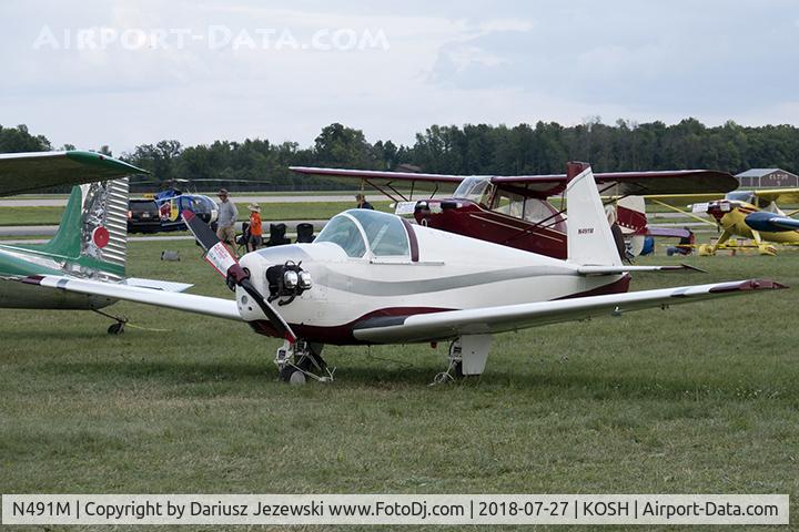 N491M, 1951 Mooney M-18C C/N 244, Mooney M18C Mite  C/N 244, N491M