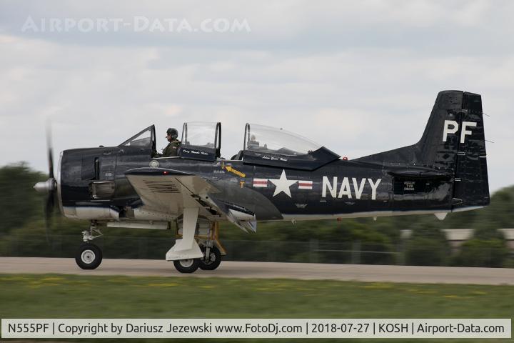 N555PF, 1954 North American T-28B Trojan C/N 200-336 (138265), North American T-28B Trojan  C/N 138265, N555PF