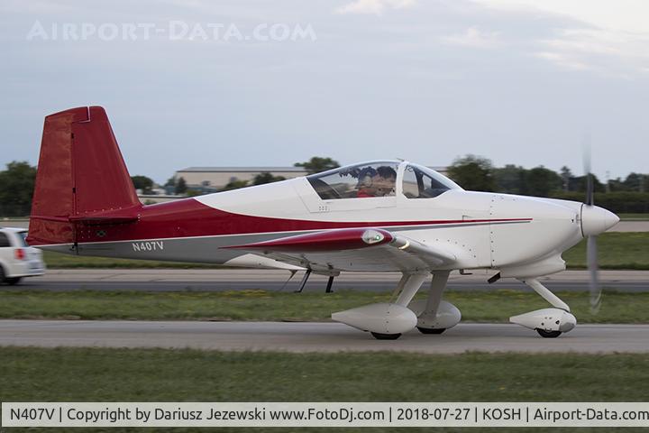 N407V, 2005 Vans RV-7A C/N 70406, Vans RV-7A  C/N 70406, N407V