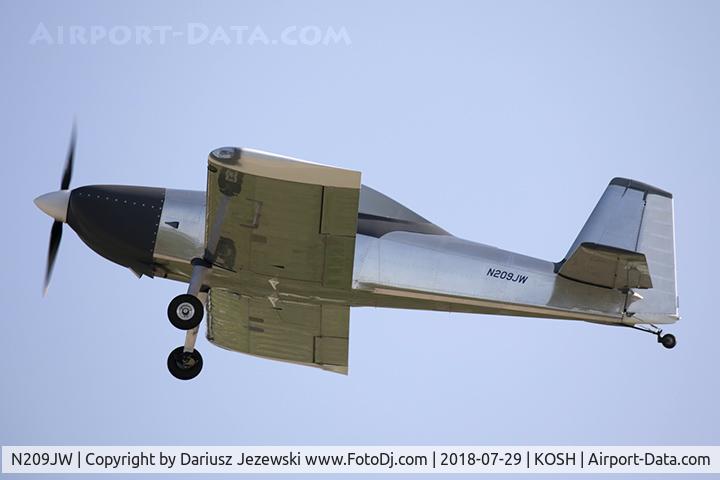 N209JW, 2018 Vans RV-8 C/N 83018, Vans RV-8  C/N 83018, N209JW