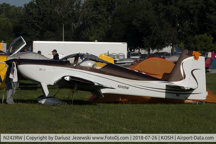 N242RW, Vans RV-7 C/N 71064, Vans RV-7  C/N 71064, N242RW