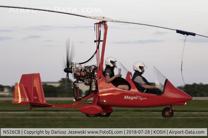 N526CB, Magni Gyro M-16 Tandem Trainer C/N 16-17-0464, Magni M-16 Tandem Trainer  C/N 16170464, N526CB