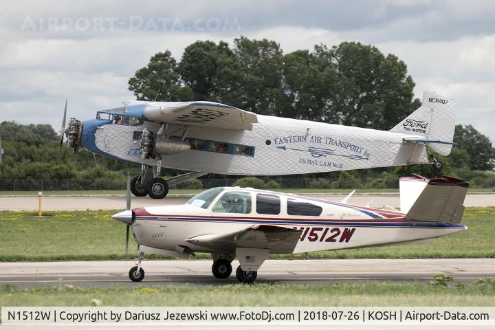 N1512W, 1972 Beech V35B Bonanza C/N D-9332, Beech V35B Bonanza  C/N D-9332, N1512W